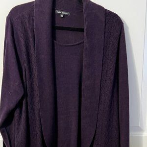 Purple sweater 2-in-one